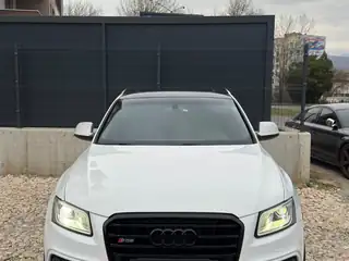 Audi SQ5 2013 г., бял – снимка 2