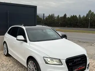Audi SQ5 2013 г., бял – снимка 3
